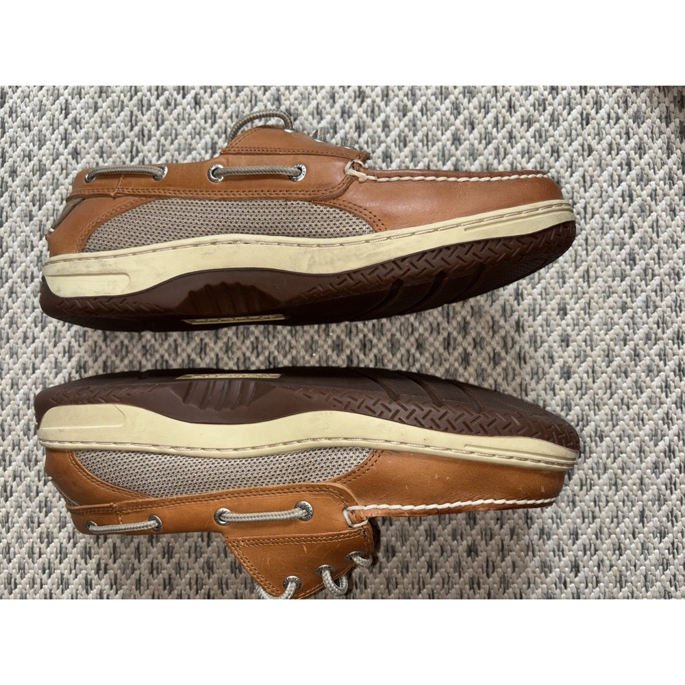 Sperry Topsider Men's 11.5 Billfish 3 Eye Boat Loafers Leather Shoes Preppy New - Picture 12 of 16